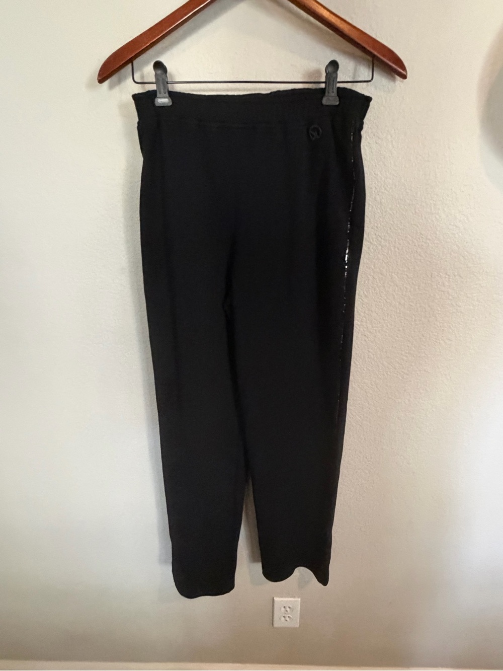 St. John Sport by Marie Gray Black Knit Pants with Shimmer 8